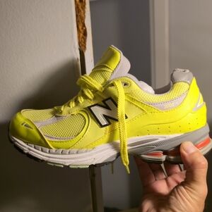 New Balance Men's 2002R Yellow Running Shoes